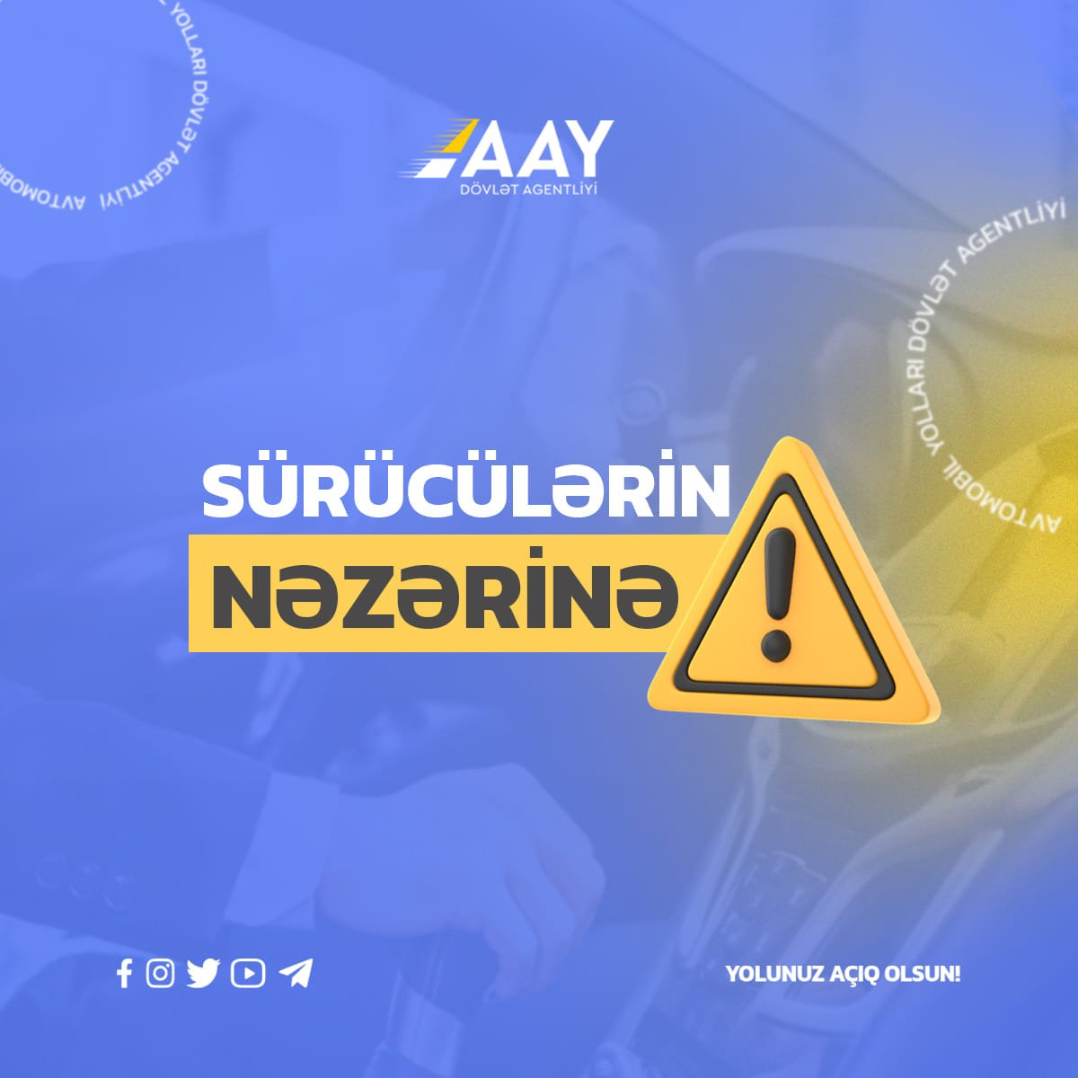 11 Sürücülərin nəzərinə!