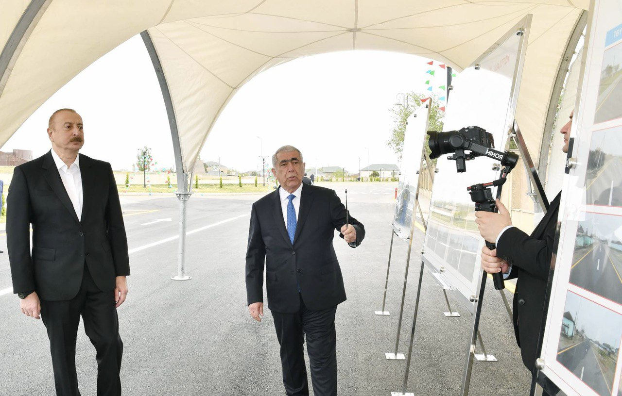 11 President Ilham Aliyev attended opening of Neftchala-Kurkand- Mayak No. 2 highway