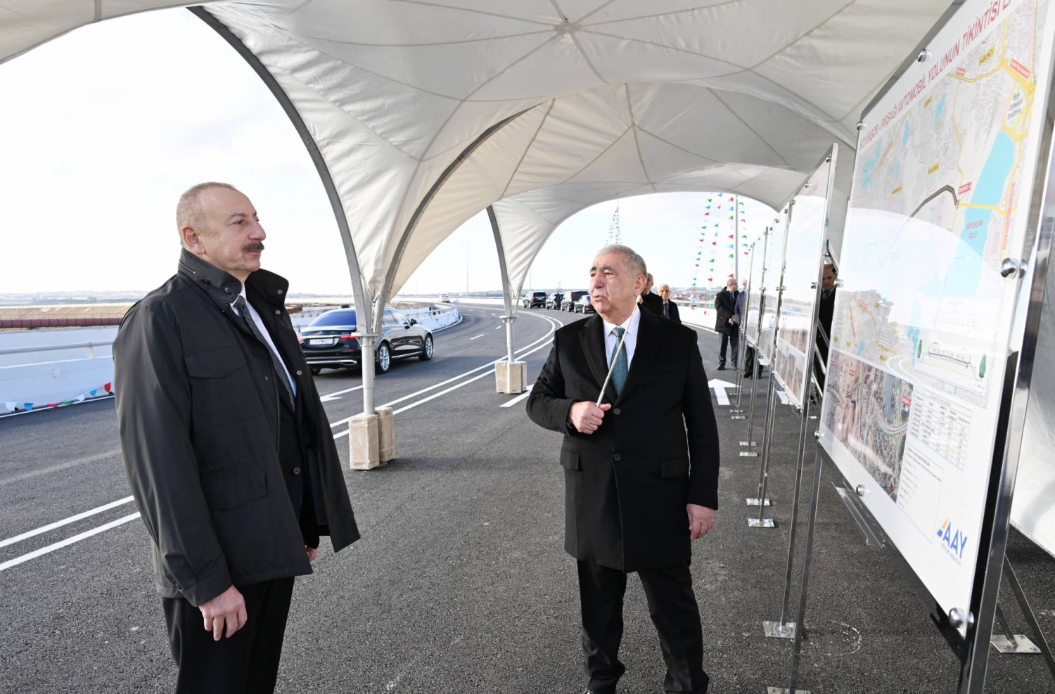 11 President Ilham Aliyev attended inauguration of Boyukshor–Pirshaghi highway